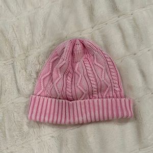 Cable knit beanie